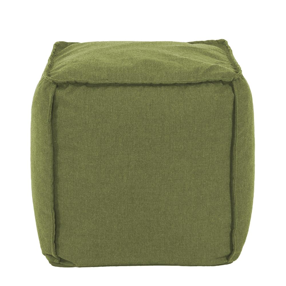 Square Pouf Seascape Moss