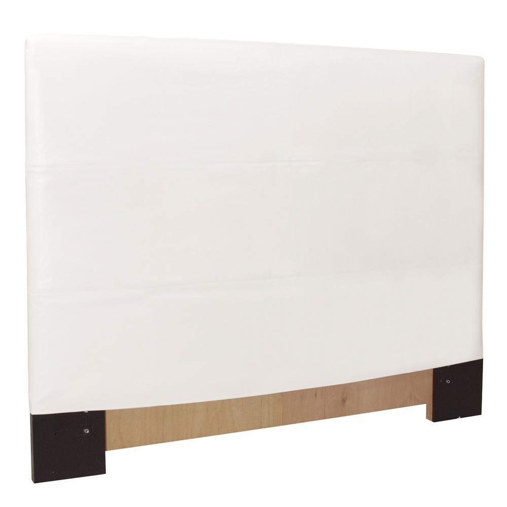 Twin Slipcovered Headboard Avanti White (Base and Cover Included)