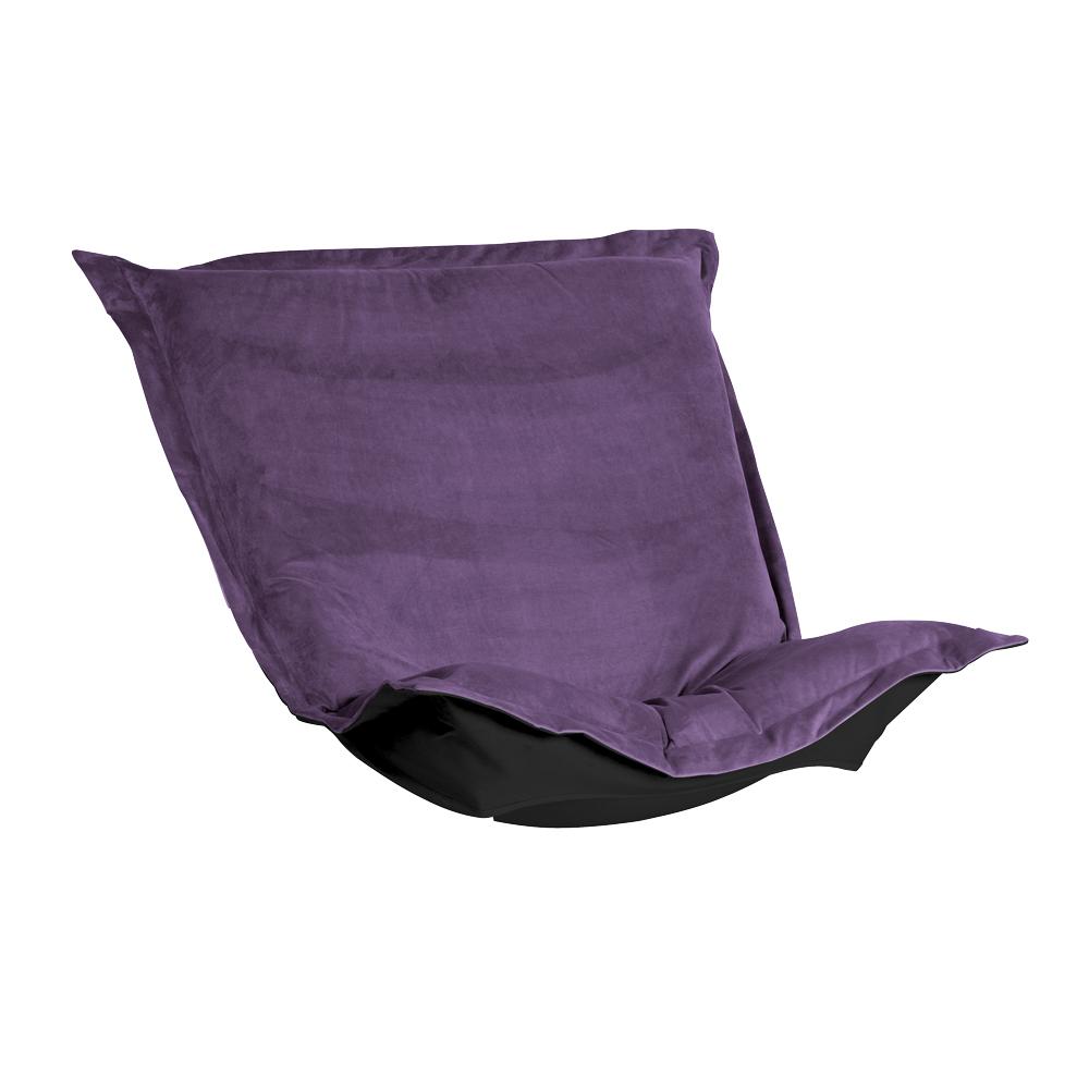 Puff Chair Cushion Bella Eggplant (Cushion and Cover Only)