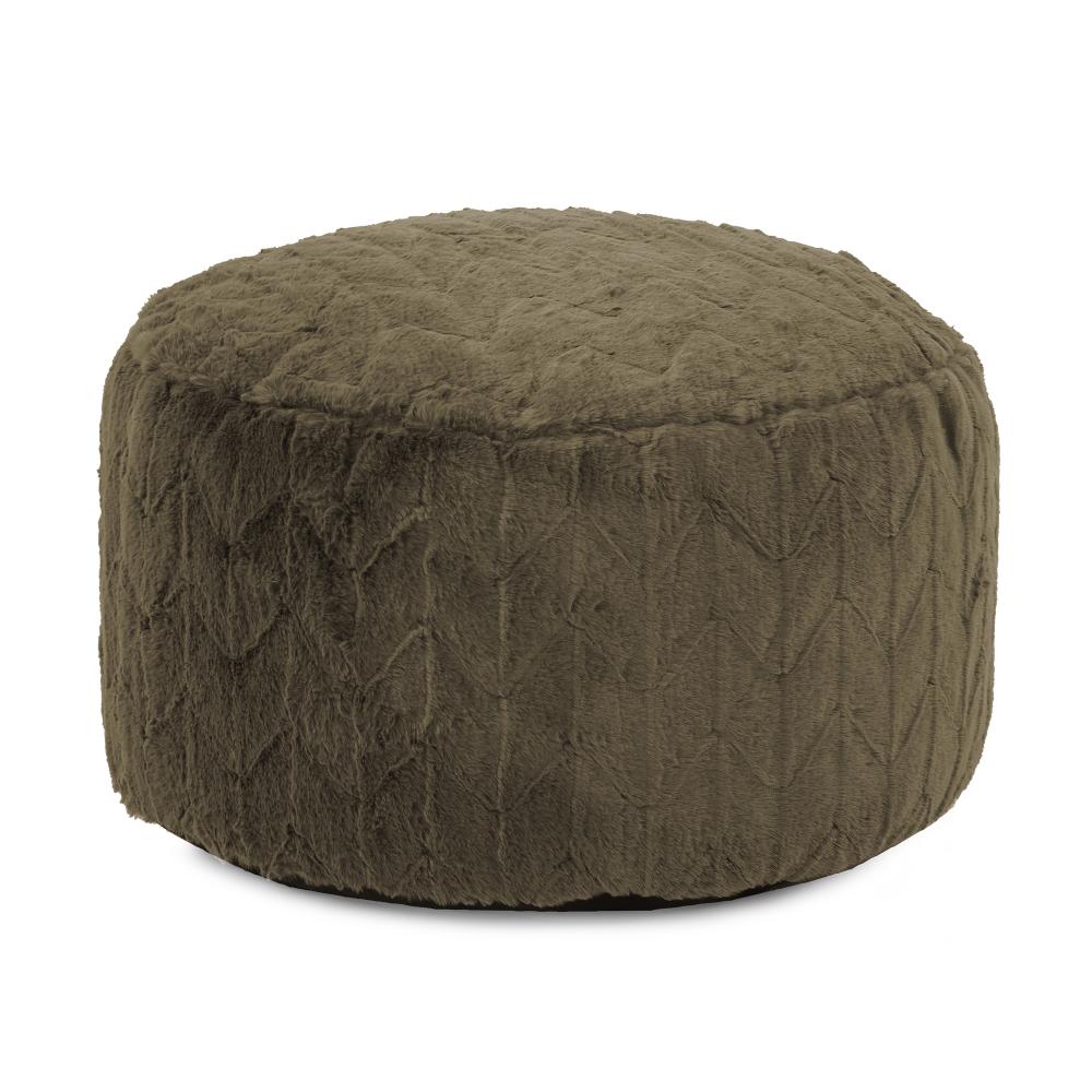 Foot Pouf Angora Moss