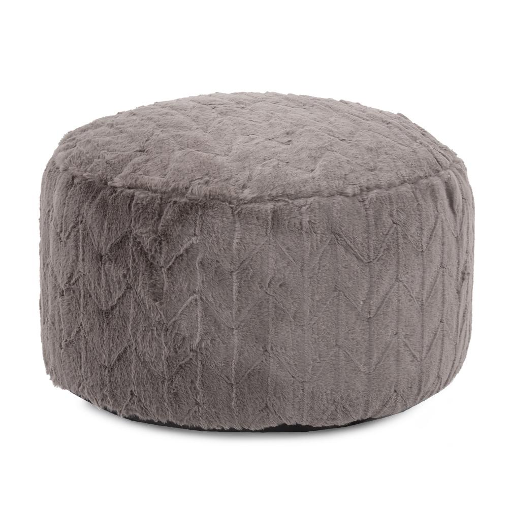 Foot Pouf Angora Stone