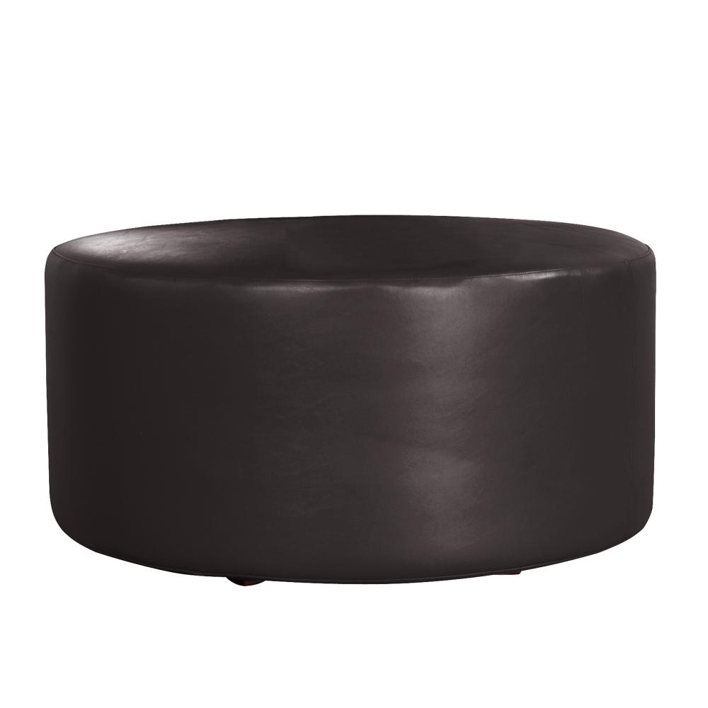 Universal Round Ottoman Atlantis Black