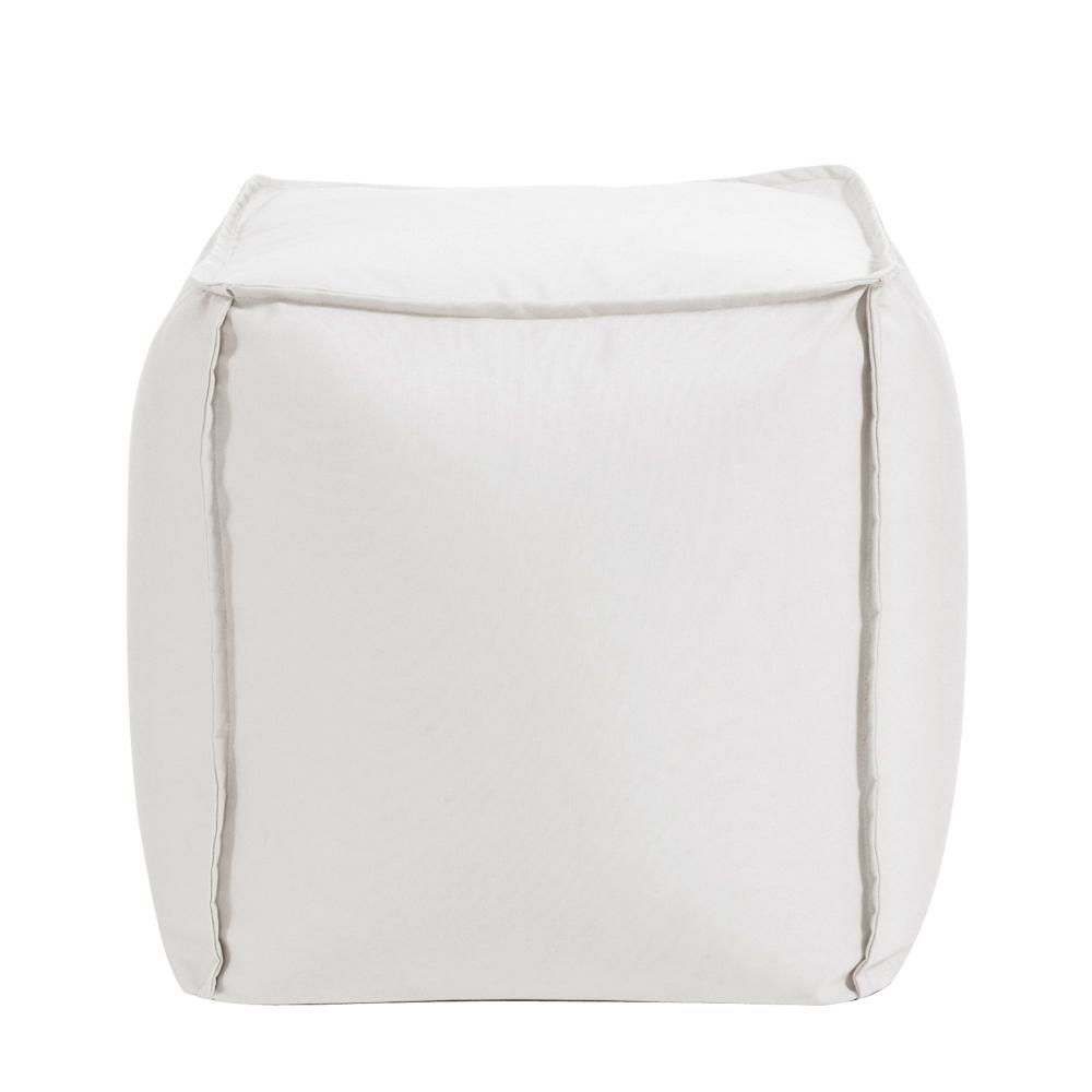 Square Pouf Seascape Natural