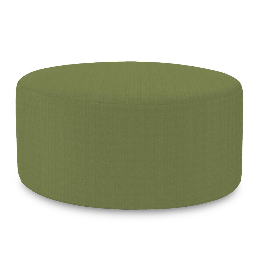 Universal Round Ottoman Cover Seascape Moss (Cover Only)