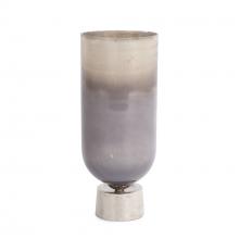 Howard Elliott 51101 - Round Grotto Glass Footed Vase - Large
