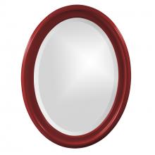 Howard Elliott 40107R - George Mirror - Glossy Red