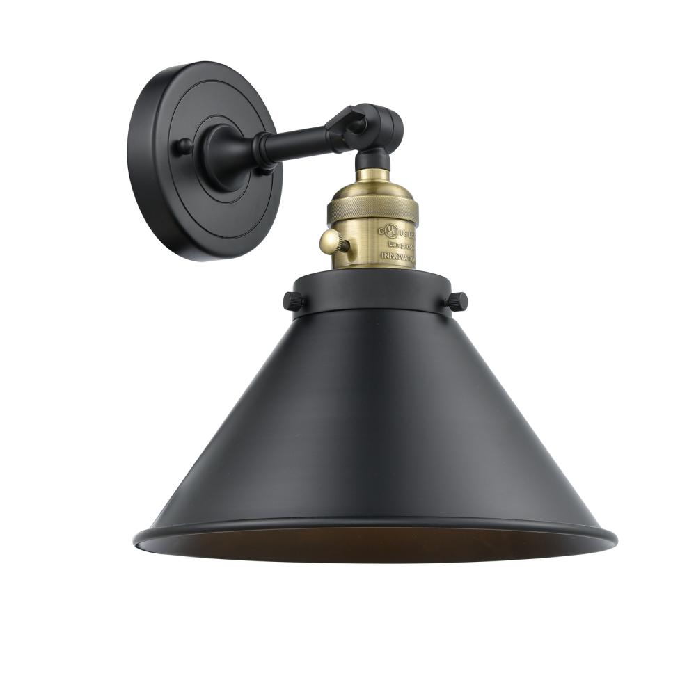 Briarcliff - 1 Light - 10 inch - Black Antique Brass - Sconce