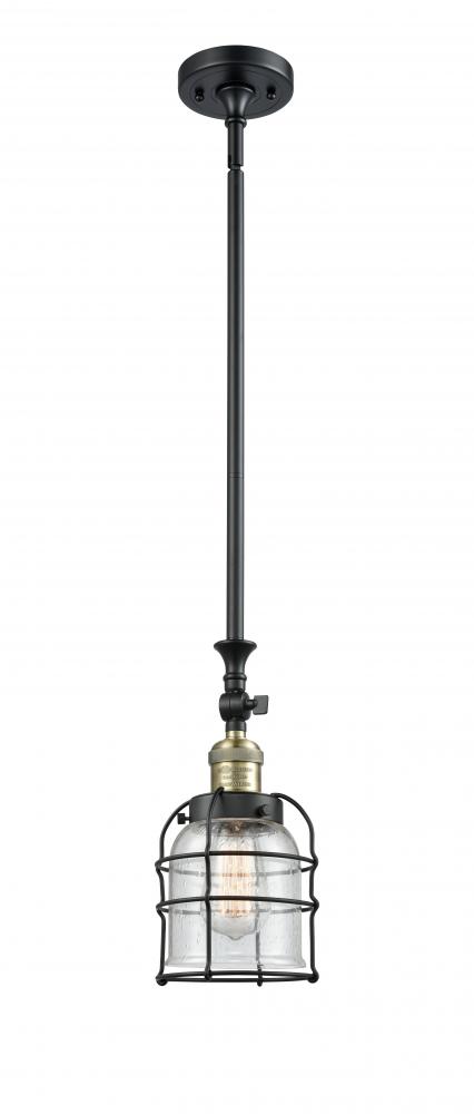 Bell Cage - 1 Light - 6 inch - Black Antique Brass - Stem Bell Cage - 1 Light - 6 inch - Black Antique Brass - Stem