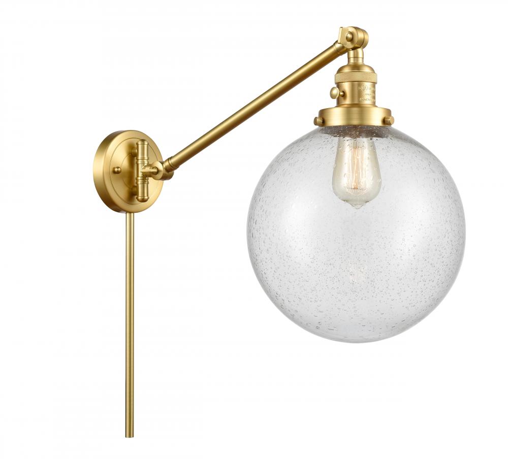 Beacon - 1 Light - 10 inch - Satin Gold - Swing Arm