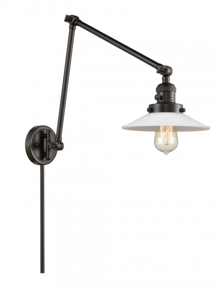 Halophane - 1 Light - 9 inch - Oil Rubbed Bronze -Adjustable Swing Arm