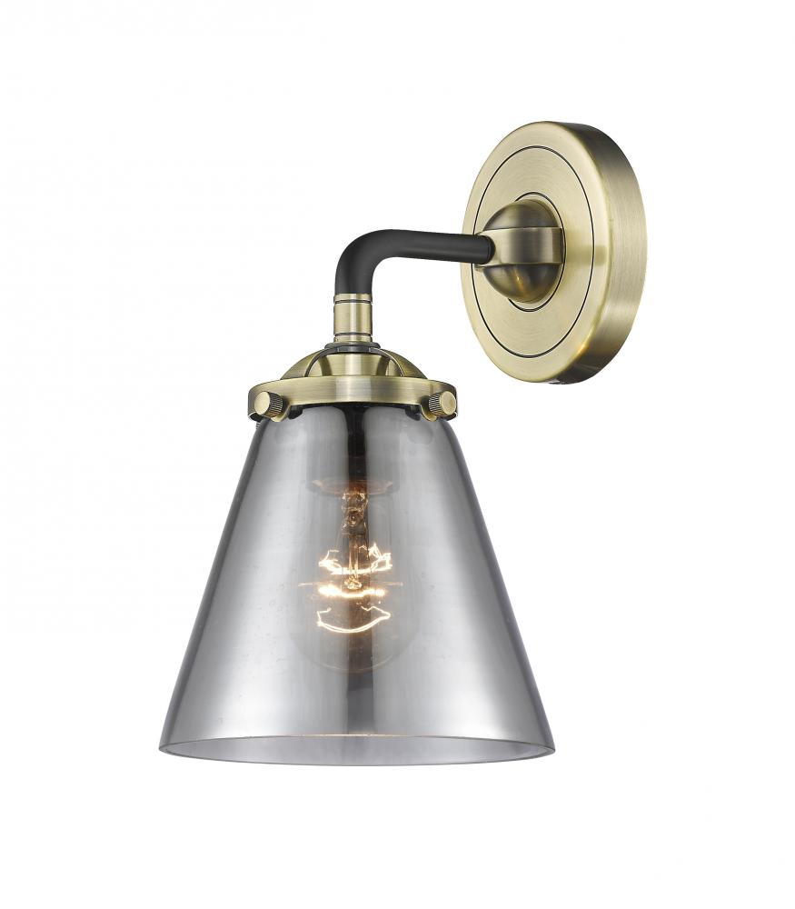 Cone - 1 Light - 6 inch - Black Antique Brass - Sconce