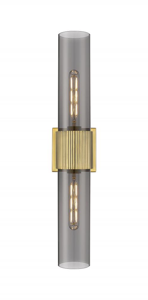 Bolivar - 2 Light - 5 inch - Brushed Brass - Bath Vanity Light