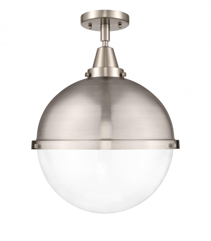 Hampden - 1 Light - 13 inch - Brushed Satin Nickel - Flush Mount