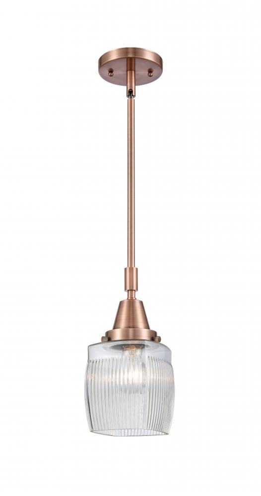 Colton - 1 Light - 6 inch - Antique Copper - Mini Pendant