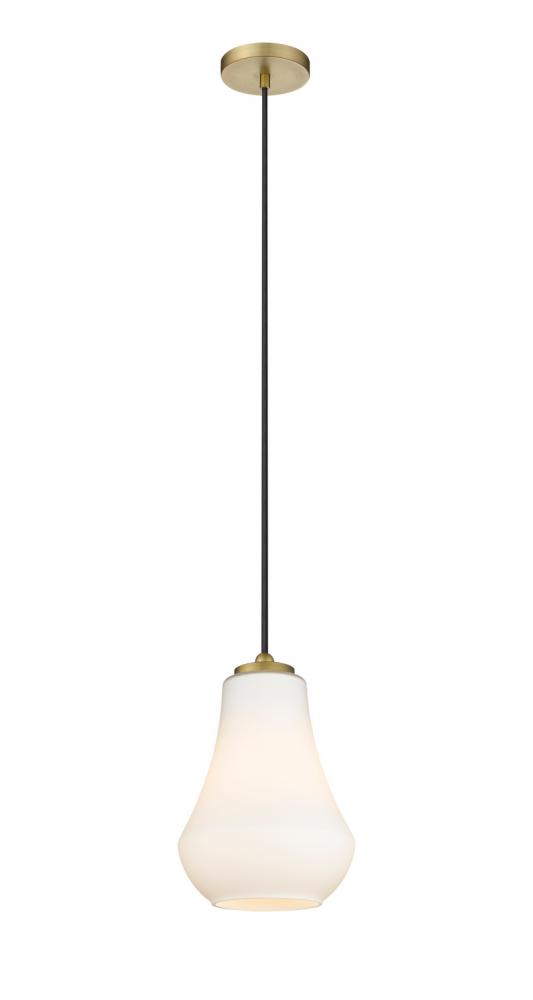 Fairfield - 1 Light - 7 inch - Brushed Brass - Cord hung - Mini Pendant