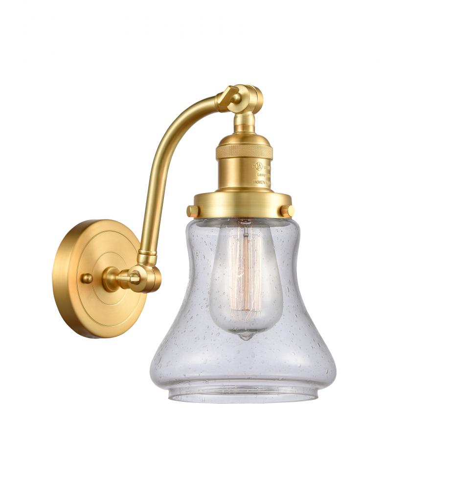 Bellmont - 1 Light - 7 inch - Satin Gold - Sconce