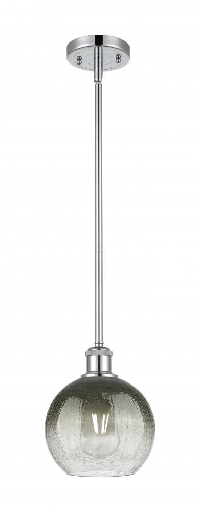 Brookhaven Globe - 1 Light - 8 inch - Polished Chrome - Stem hung - Mini Pendant