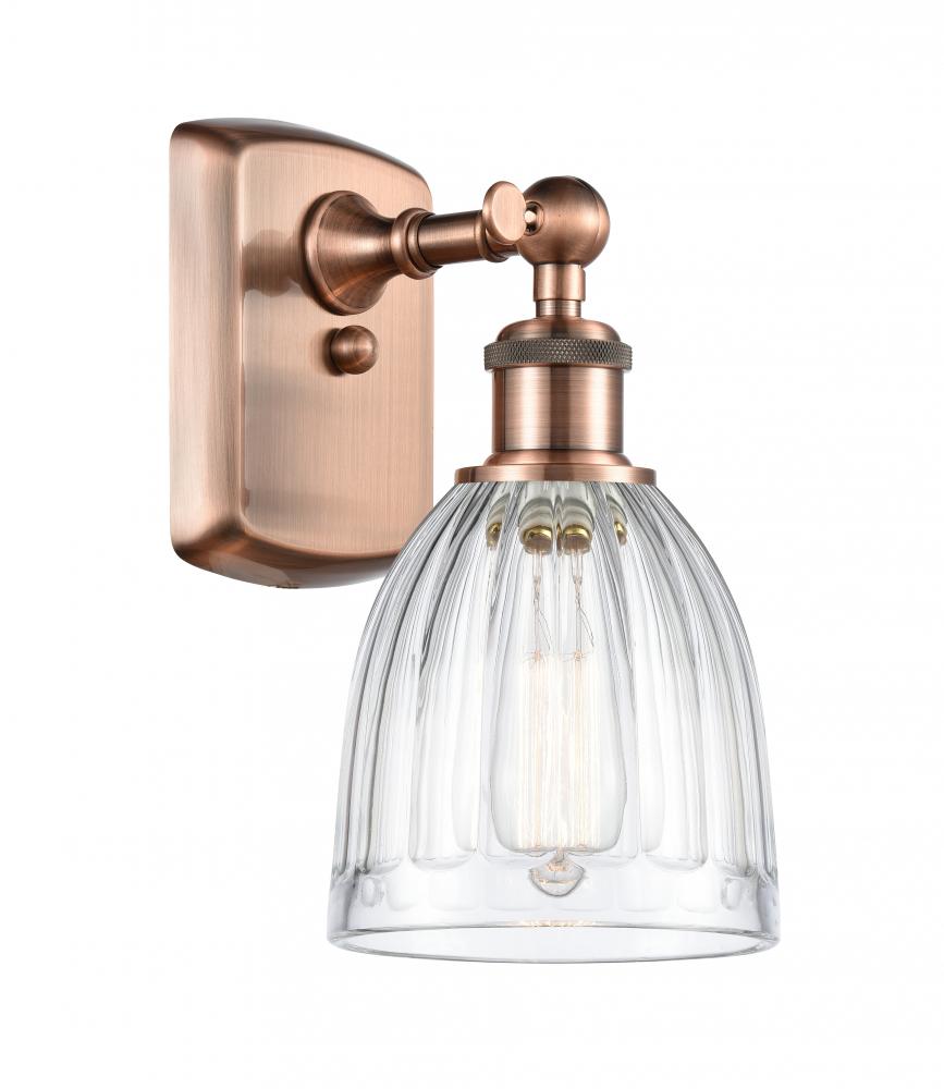 Brookfield - 1 Light - 6 inch - Antique Copper - Sconce