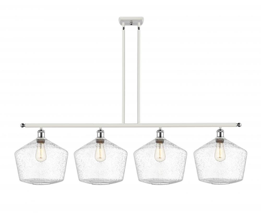 Cindyrella - 4 Light - 50 inch - White Polished Chrome - Cord hung - Island Light