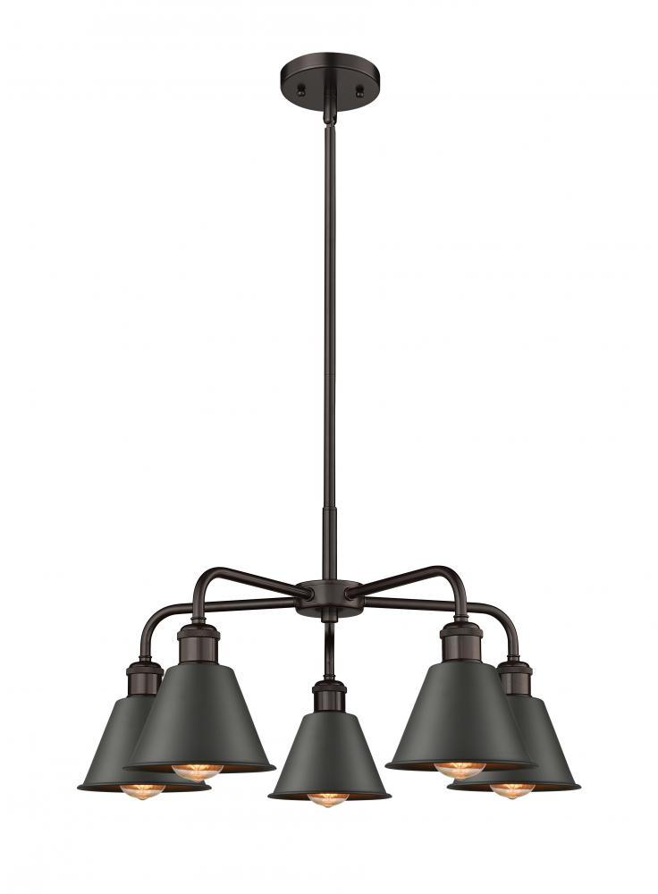 Ballston - 5 Light - 25 inch - Oil Rubbed Bronze - Chandelier