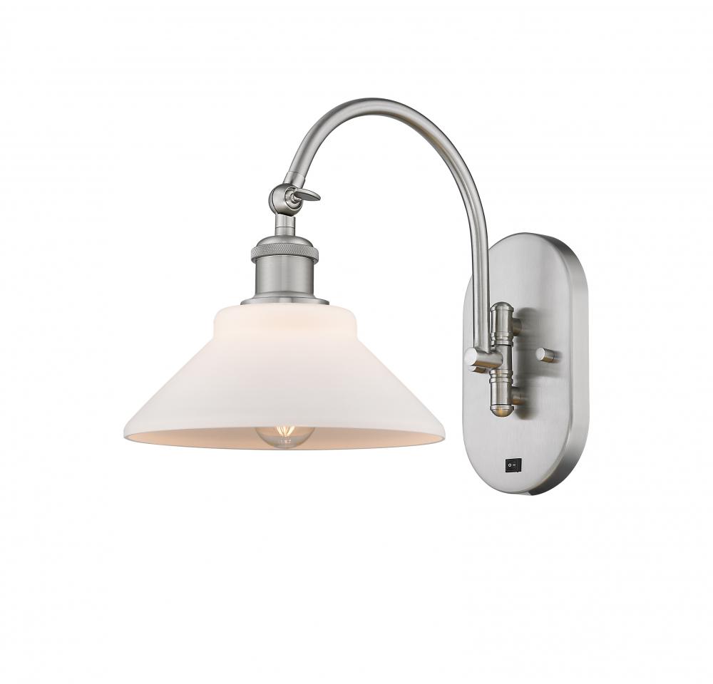 Orwell - 1 Light - 8 inch - Brushed Satin Nickel - Sconce