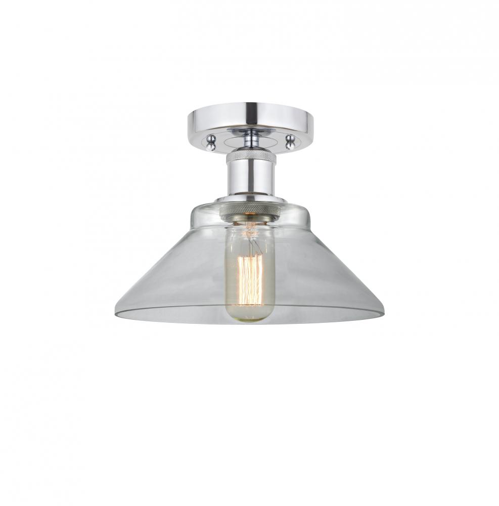 Orwell - 1 Light - 8 inch - Polished Chrome - Semi-Flush Mount