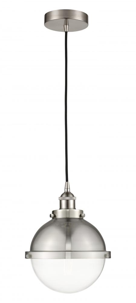 Hampden - 1 Light - 9 inch - Brushed Satin Nickel - Cord hung - Mini Pendant