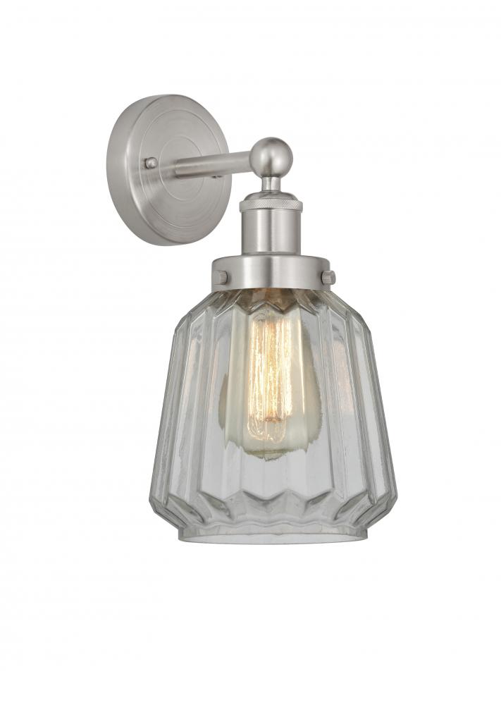 Chatham - 1 Light - 7 inch - Brushed Satin Nickel - Sconce