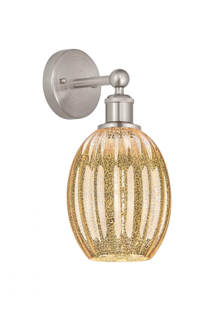 Preston Bulb - 1 Light - 6 inch - Brushed Satin Nickel - Sconce