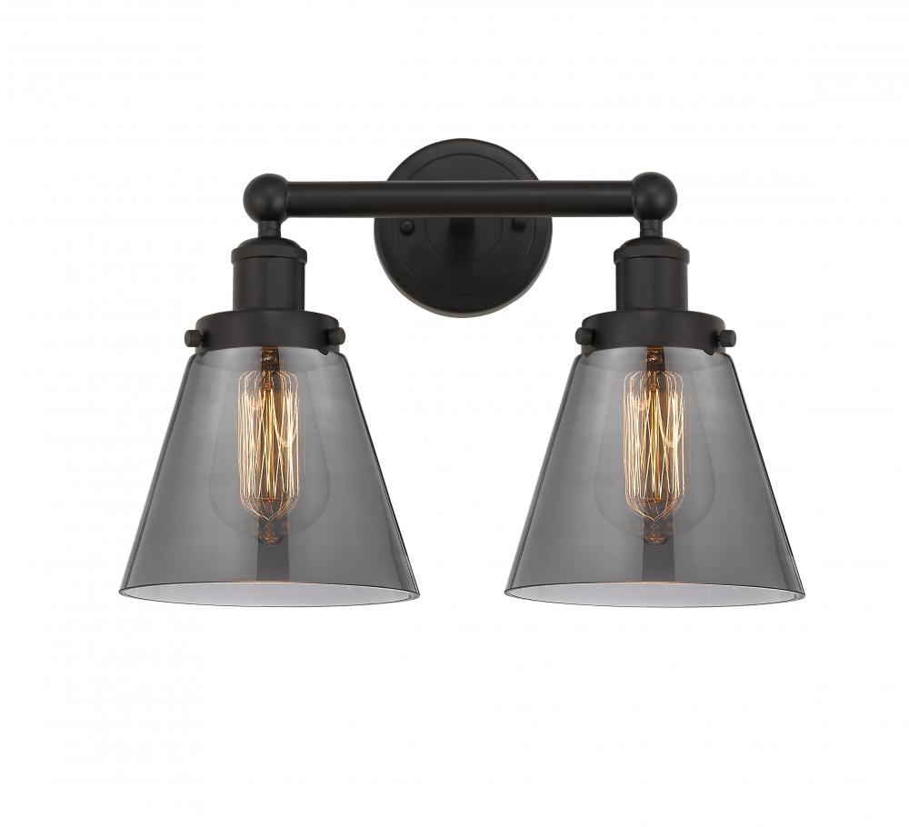 Cone - 2 Light - 15 inch - Oil Rubbed Bronze - Bath Vanity Light