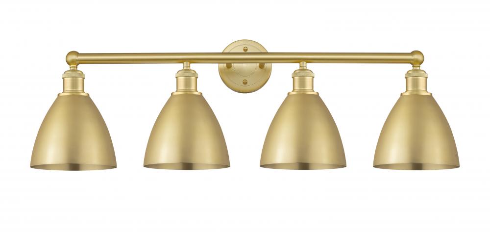 Bristol - 4 Light - 35 inch - Satin Gold - Bath Vanity Light