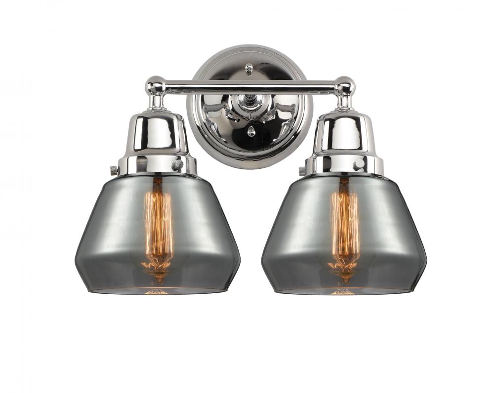 Fulton - 2 Light - 15 inch - Polished Chrome - Bath Vanity Light