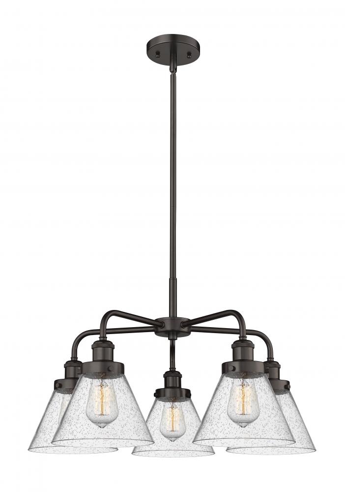 Cone - 5 Light - 26 inch - Oil Rubbed Bronze - Chandelier