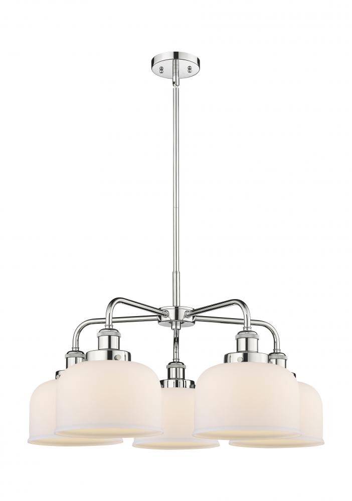 Cone - 5 Light - 26 inch - Polished Chrome - Chandelier