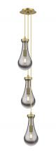 Innovations Lighting 103-451-1P-BB-G451-5SM - Owego - 3 Light - 7 inch - Brushed Brass - Multi Pendant