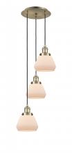 Innovations Lighting 113F-3P-AB-G171 - Fulton - 3 Light - 14 inch - Antique Brass - Cord hung - Multi Pendant