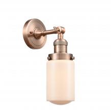 Innovations Lighting 203-AC-G311 - Dover - 1 Light - 5 inch - Antique Copper - Sconce