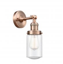 Innovations Lighting 203-AC-G314 - Dover - 1 Light - 5 inch - Antique Copper - Sconce