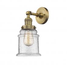 Innovations Lighting 203-BB-G184 - Canton - 1 Light - 7 inch - Brushed Brass - Sconce