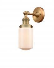 Innovations Lighting 203-BB-G311 - Dover - 1 Light - 5 inch - Brushed Brass - Sconce