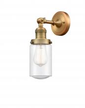 Innovations Lighting 203-BB-G314 - Dover - 1 Light - 5 inch - Brushed Brass - Sconce