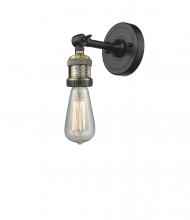 Innovations Lighting 203-BAB - Bare Bulb - 1 Light - 5 inch - Black Antique Brass - Sconce