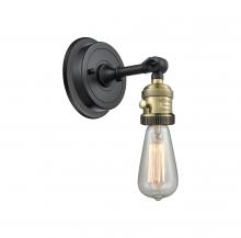 Innovations Lighting 203SWBP-BAB - Bare Bulb - 1 Light - 5 inch - Black Antique Brass - Sconce