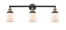 Innovations Lighting 205-BAB-G51 - Bell - 3 Light - 30 inch - Black Antique Brass - Bath Vanity Light