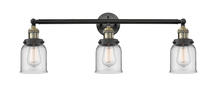Innovations Lighting 205-BAB-G52 - Bell - 3 Light - 30 inch - Black Antique Brass - Bath Vanity Light
