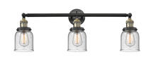 Innovations Lighting 205-BAB-G54 - Bell - 3 Light - 30 inch - Black Antique Brass - Bath Vanity Light