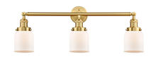 Innovations Lighting 205-SG-G51 - Bell - 3 Light - 30 inch - Satin Gold - Bath Vanity Light