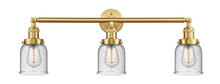 Innovations Lighting 205-SG-G54 - Bell - 3 Light - 30 inch - Satin Gold - Bath Vanity Light