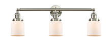 Innovations Lighting 205-SN-G51 - Bell - 3 Light - 30 inch - Brushed Satin Nickel - Bath Vanity Light