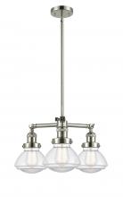 Innovations Lighting 207-PN-G322-LED - Olean - 3 Light - 19 inch - Polished Nickel - Stem Hung - Chandelier